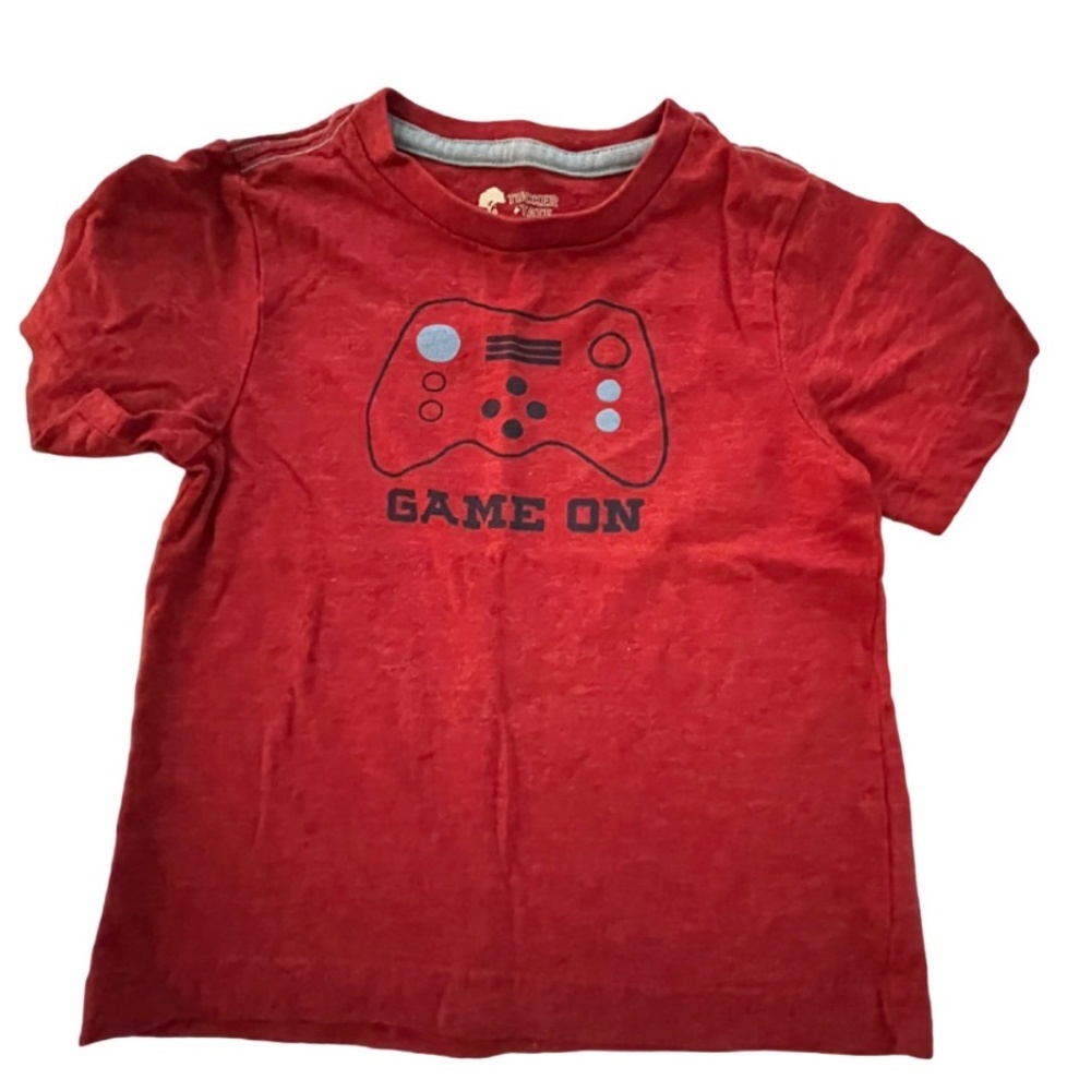 Boys Red Short Sleeve Game Day Shirt  3T